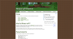 Desktop Screenshot of minecraftbasics.net